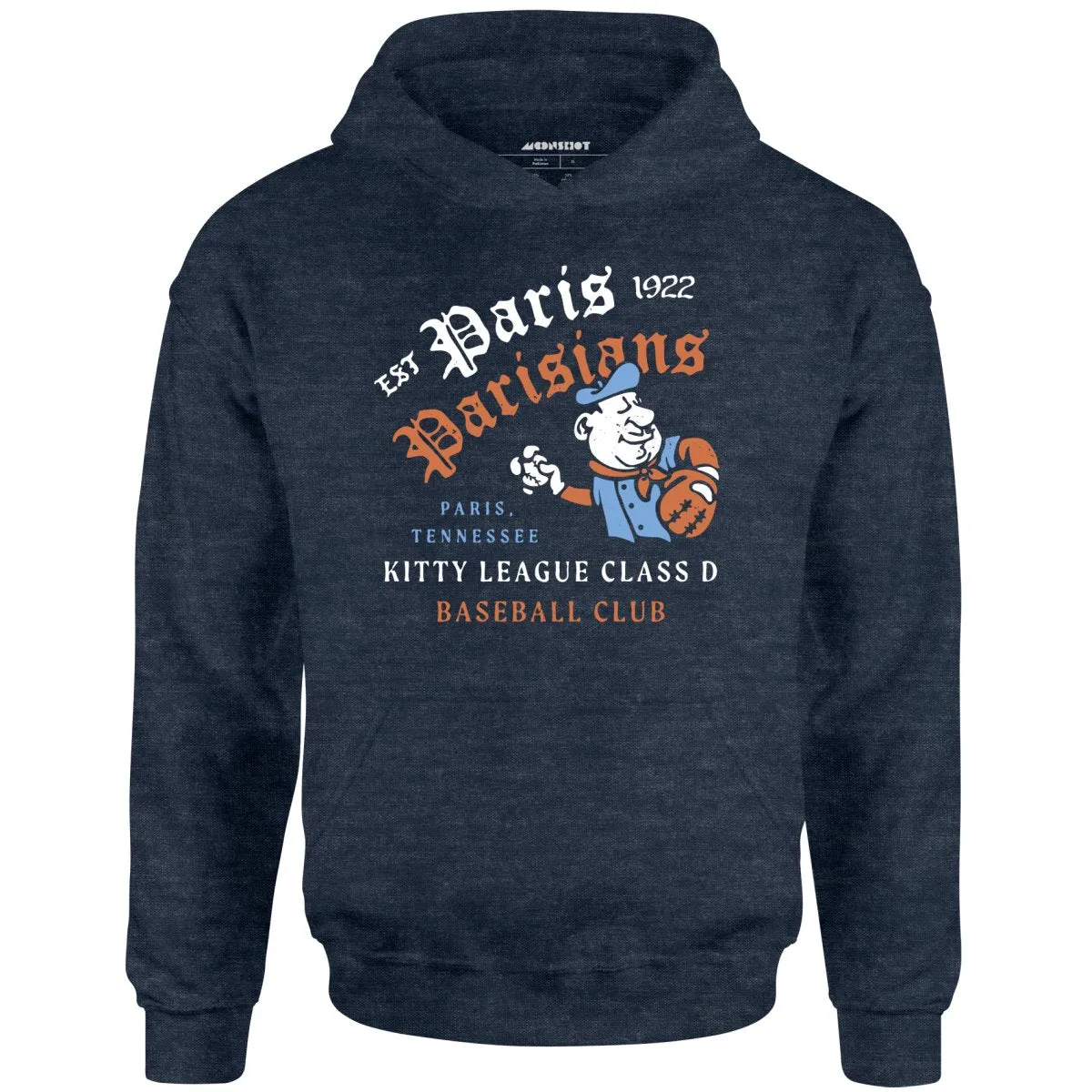 Paris Parisians - Tennessee - Vintage Defunct Baseball Teams - Unisex Hoodie