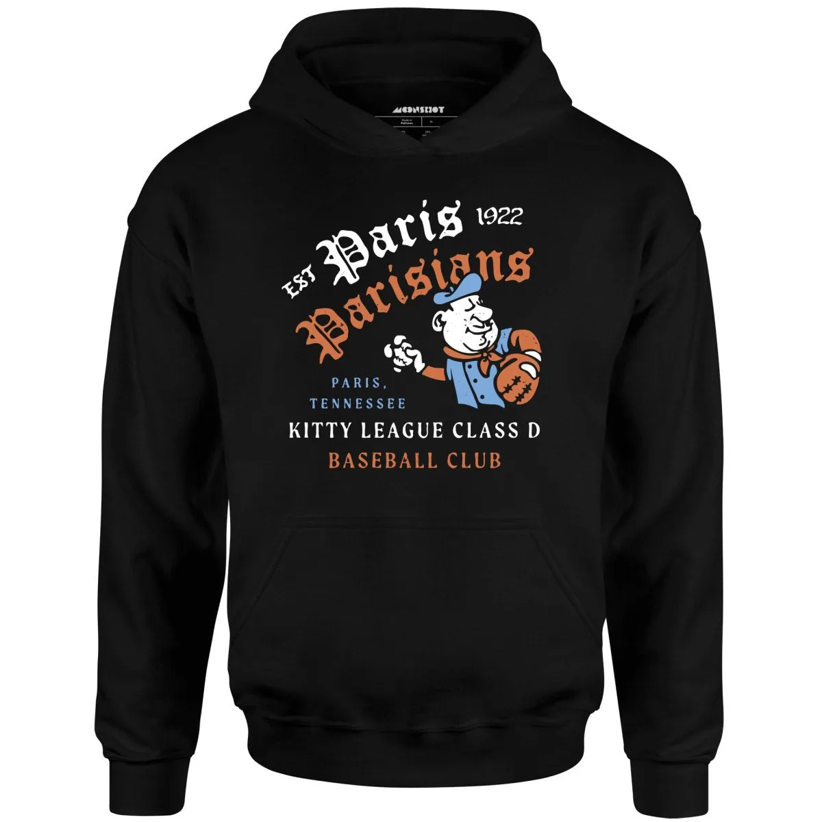 Paris Parisians - Tennessee - Vintage Defunct Baseball Teams - Unisex Hoodie