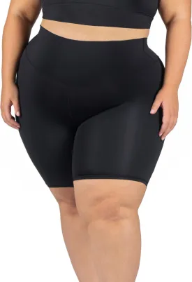 Plus Size High Waisted Midi Biker Shorts (Lint & Pet Hair Resistant)