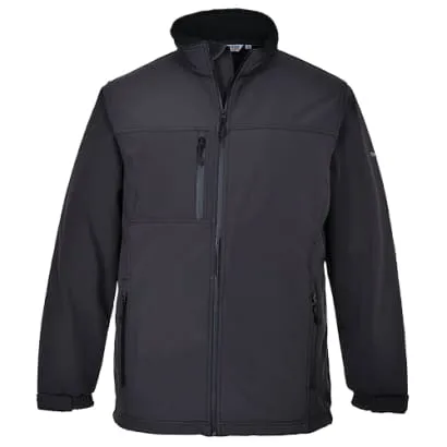 Portwest Mens 3 Layer Water Resistant Softshell Work Jacket - TK50