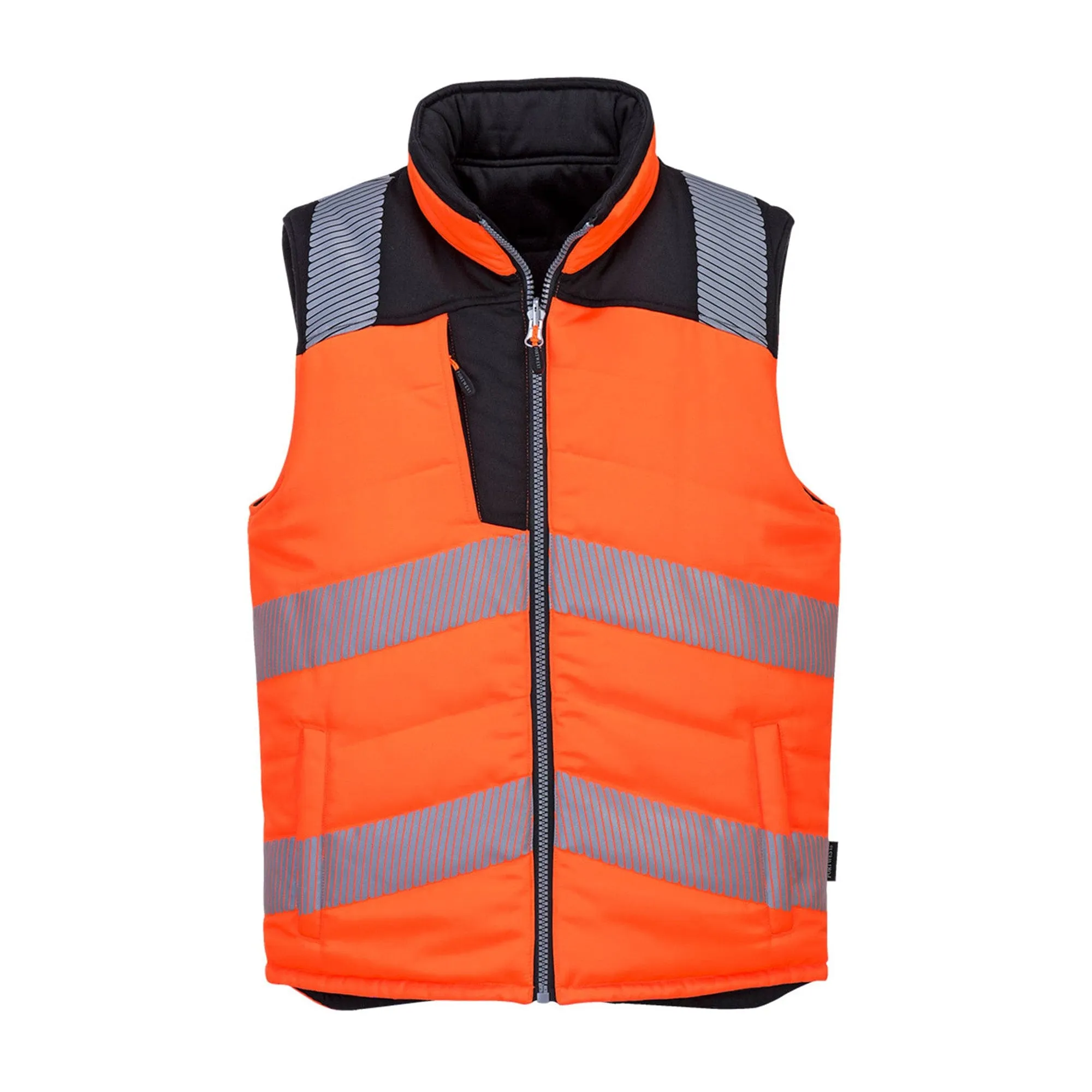 Portwest PW3 Hi-Vis Reversible Bodywarmer PW374