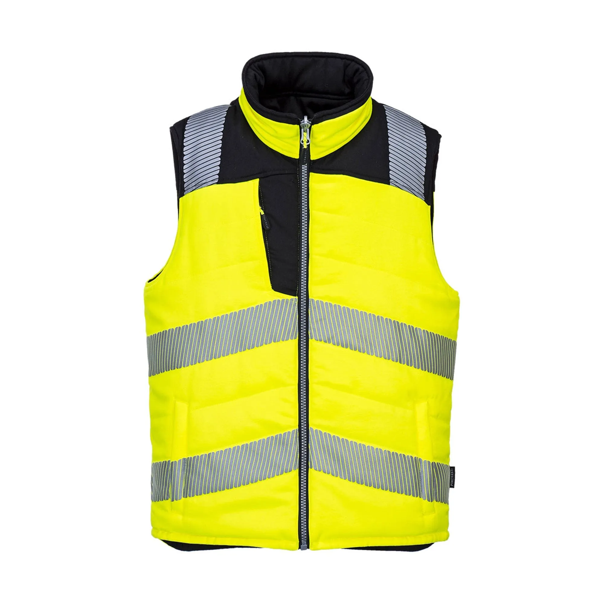 Portwest PW3 Hi-Vis Reversible Bodywarmer PW374