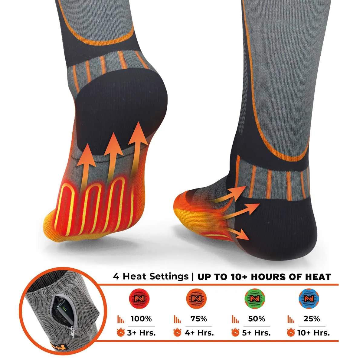 Premium 2.0 Merino Heated Socks Women's