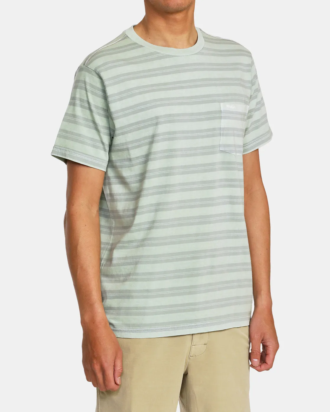 PTC Stripe Tee - Green Haze