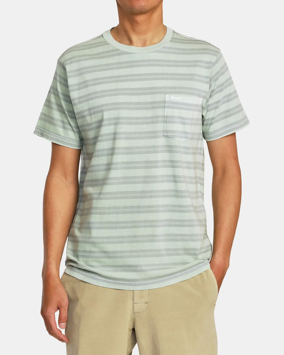 PTC Stripe Tee - Green Haze