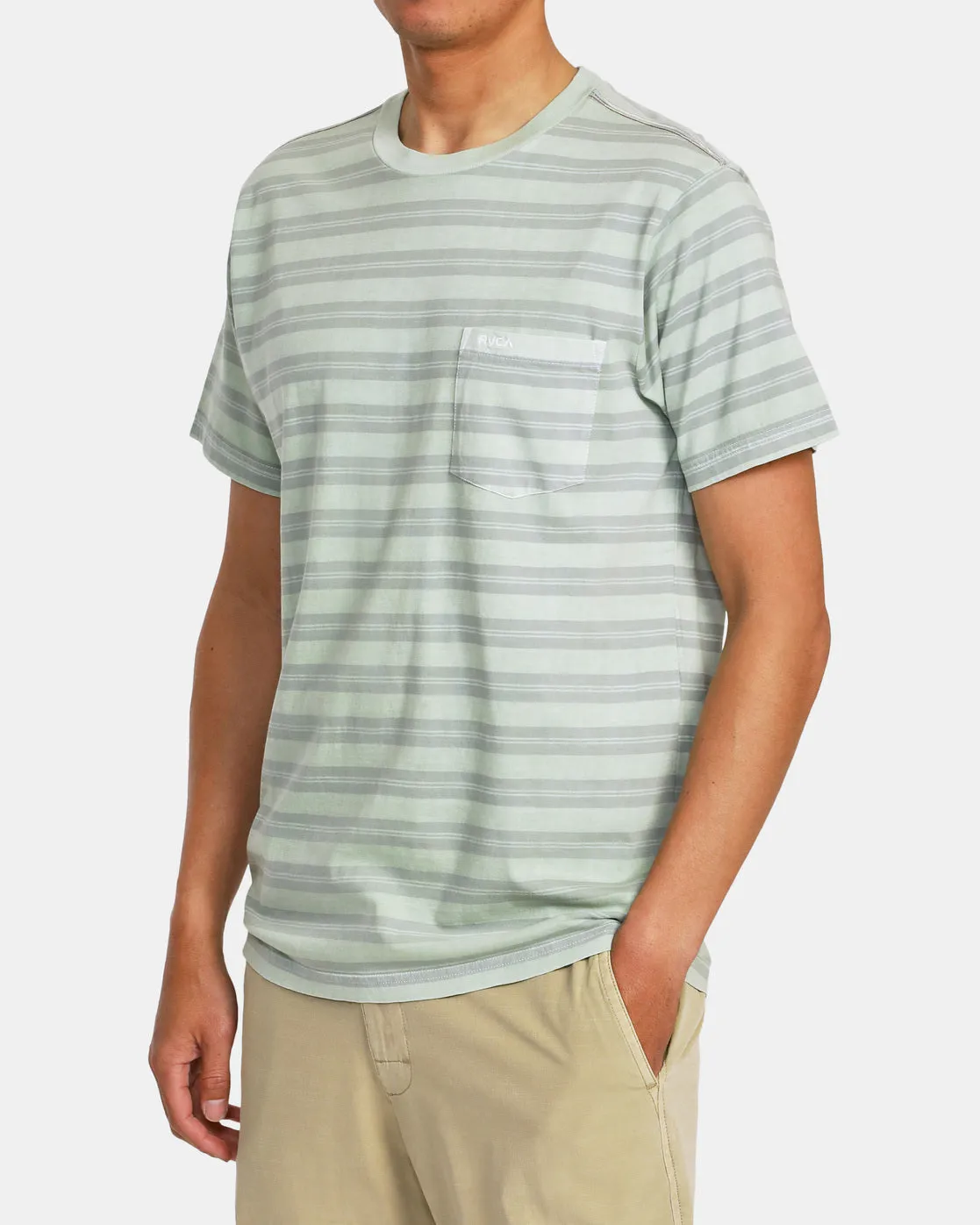 PTC Stripe Tee - Green Haze