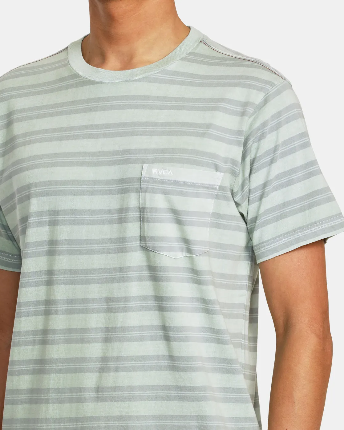 PTC Stripe Tee - Green Haze