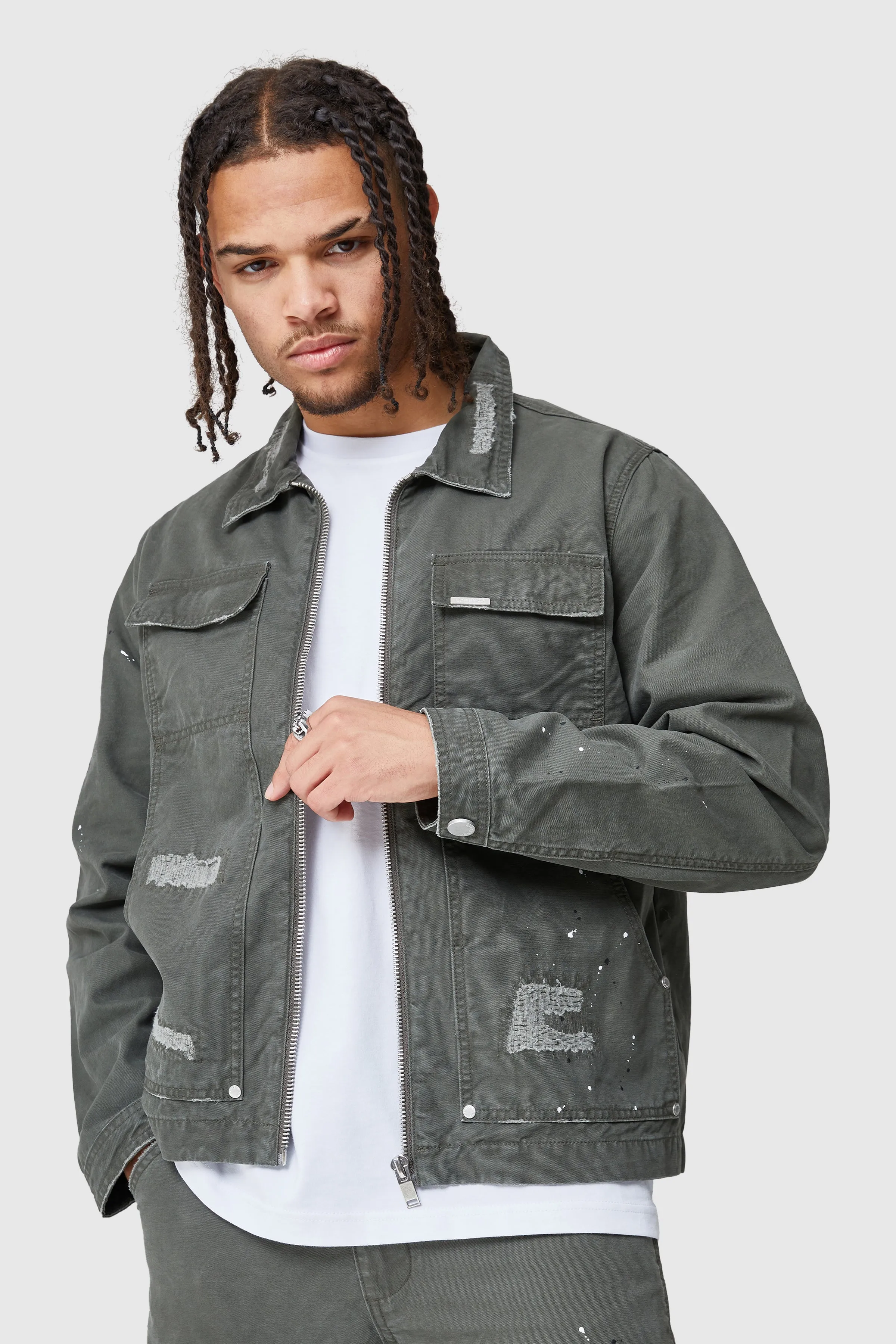 RALLY WORK JACKET - KHAKI