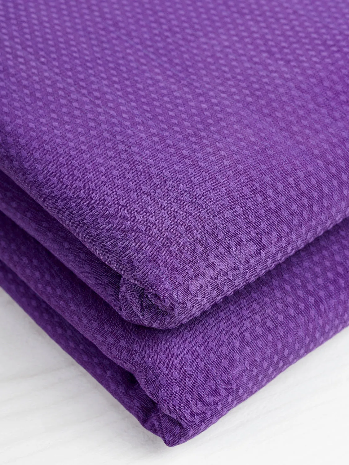 Recycled Fleeceback Softshell Deadstock - Purple - Swatch