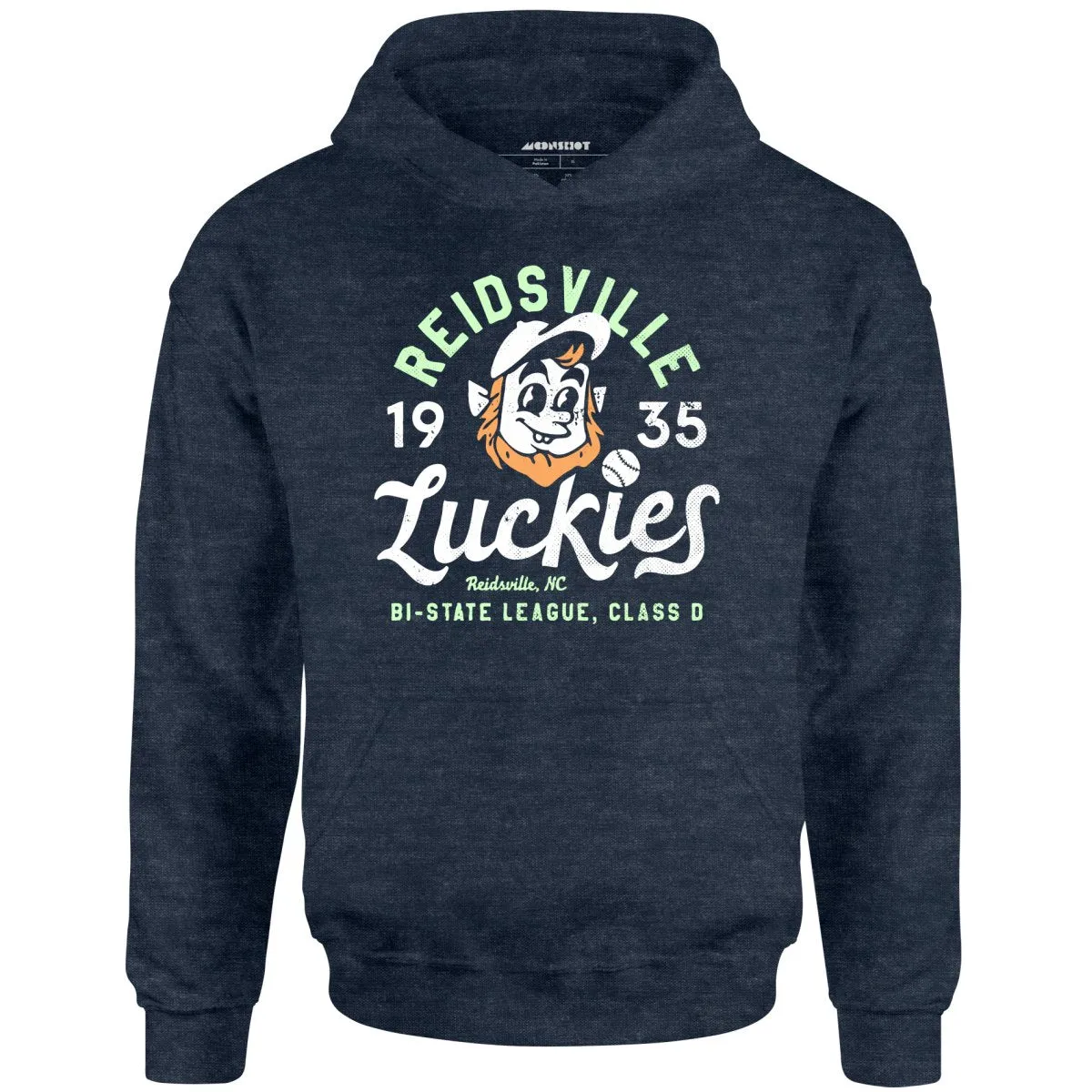 Reidsville Luckies - North Carolina - Vintage Defunct Baseball Teams - Unisex Hoodie