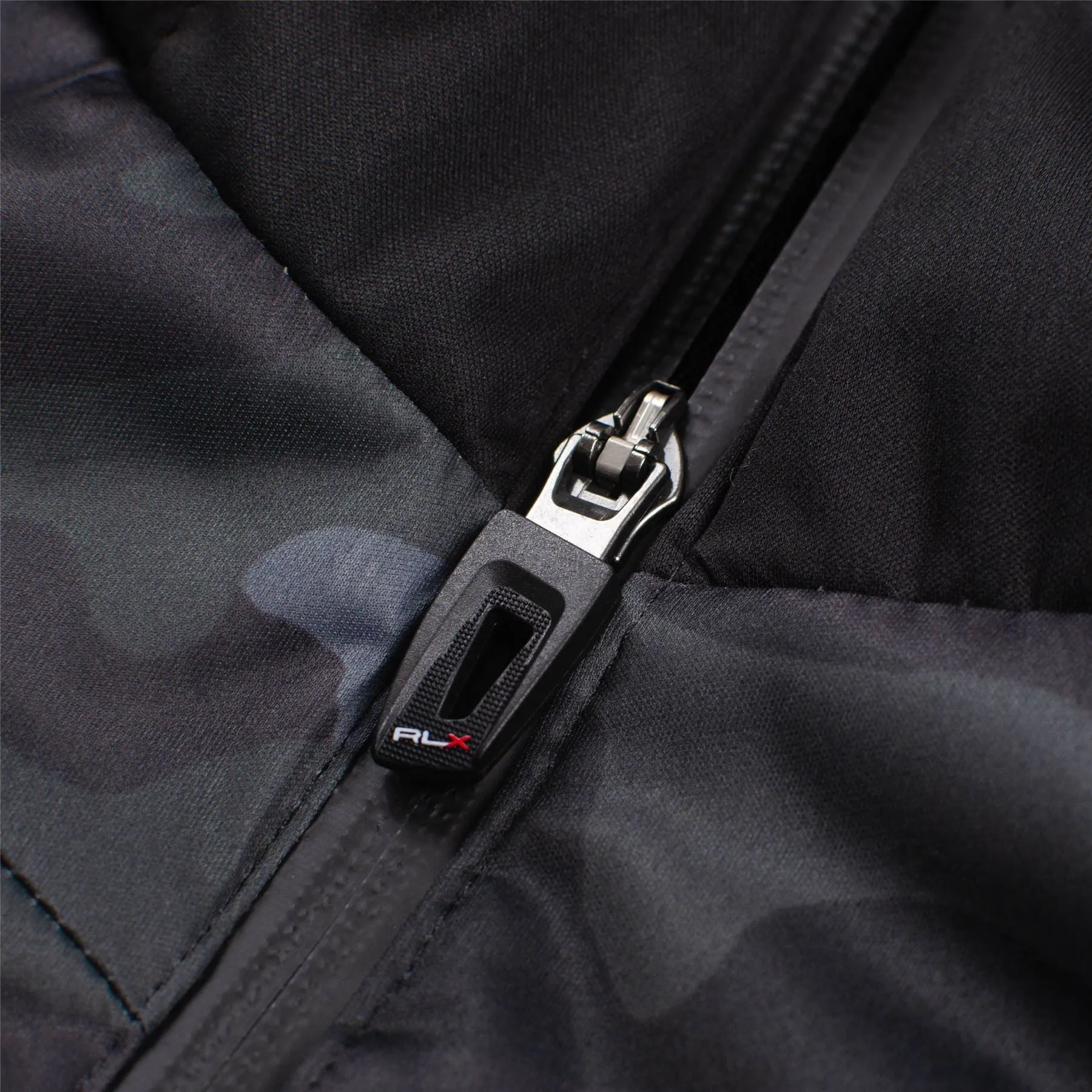 RLX Everest Flux Softshell3L Windbreaker Polo Black Camo - AW22