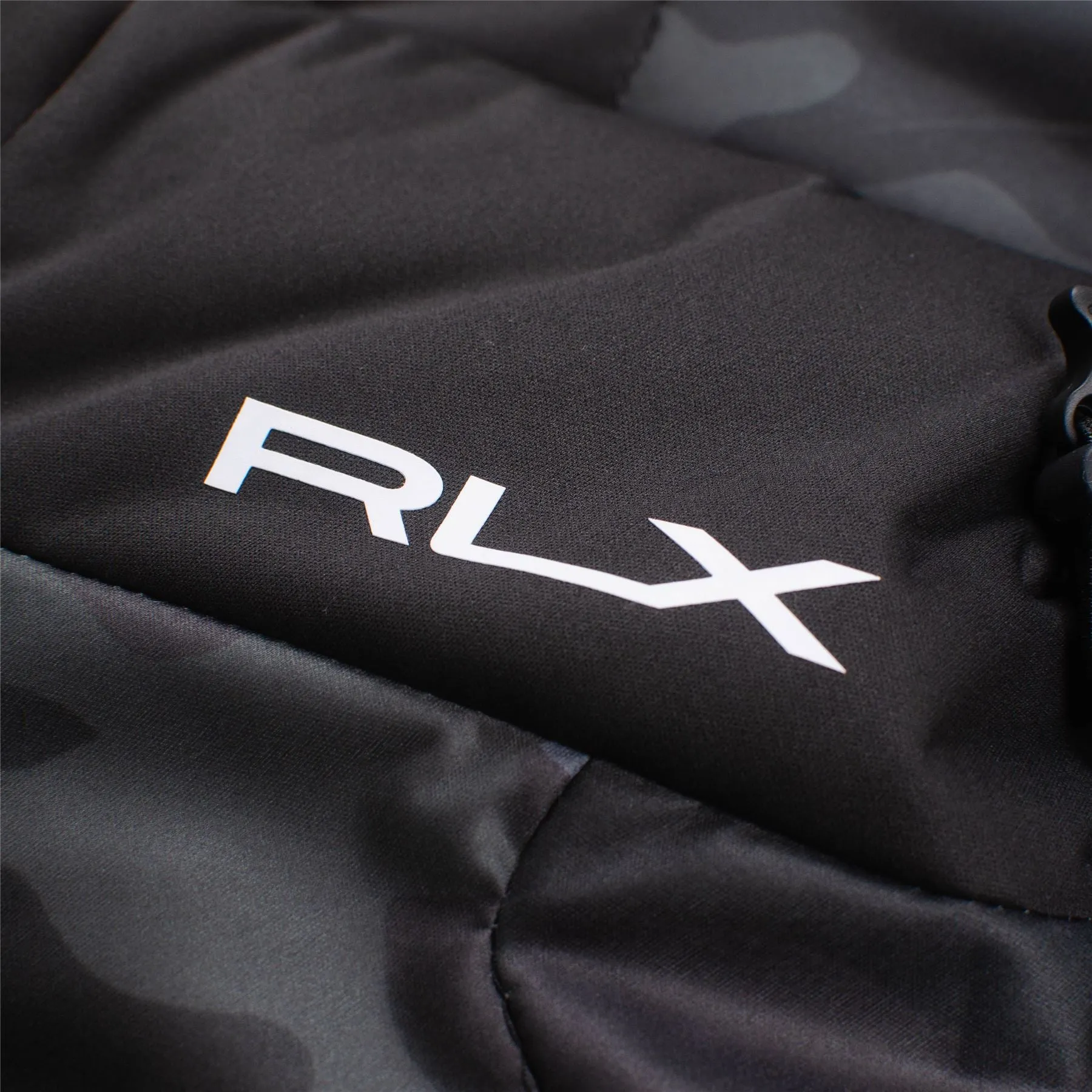 RLX Everest Flux Softshell3L Windbreaker Polo Black Camo - AW22