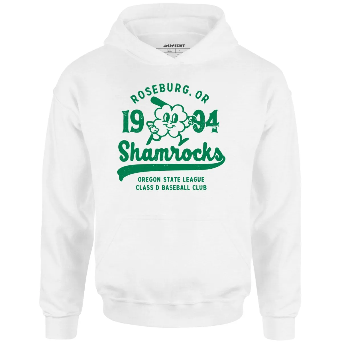 Roseburg Shamrocks - Oregon - Vintage Defunct Baseball Teams - Unisex Hoodie