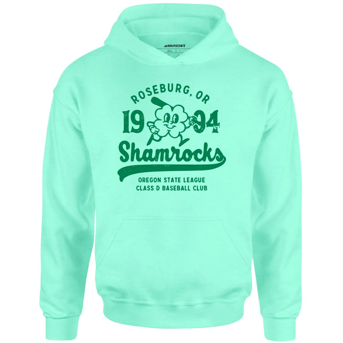 Roseburg Shamrocks - Oregon - Vintage Defunct Baseball Teams - Unisex Hoodie