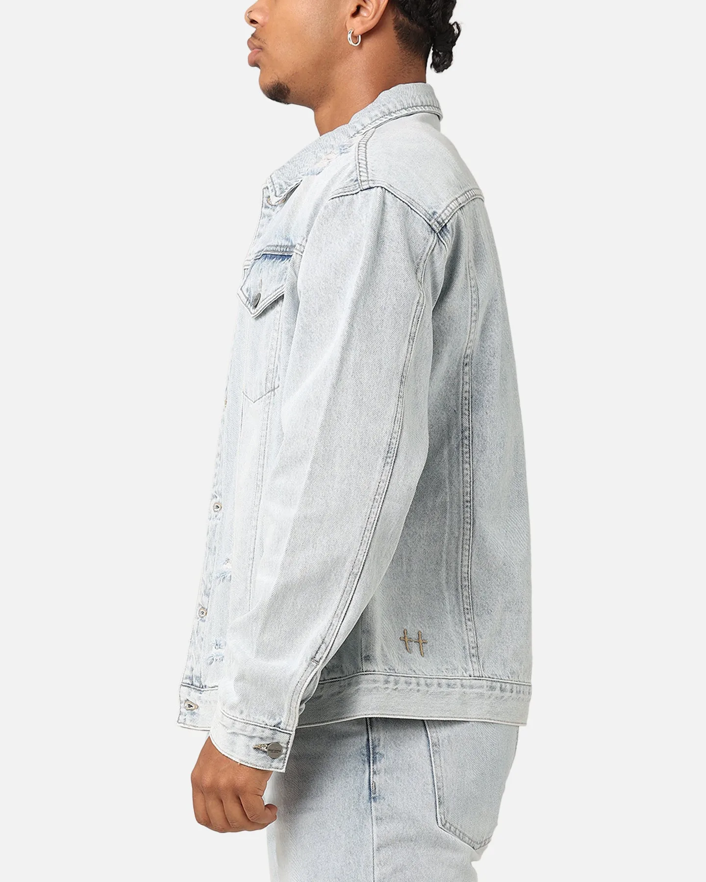 Saint Morta Denim Trucker Jacket Light Blue Denim