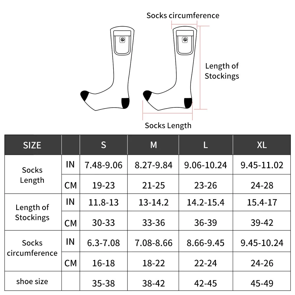 Savior Heat Thermal Electric Socks