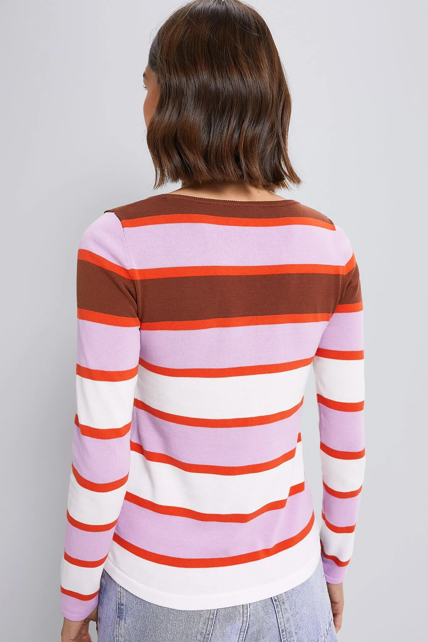 Sepia Amelia Striped Long Sleeve Top