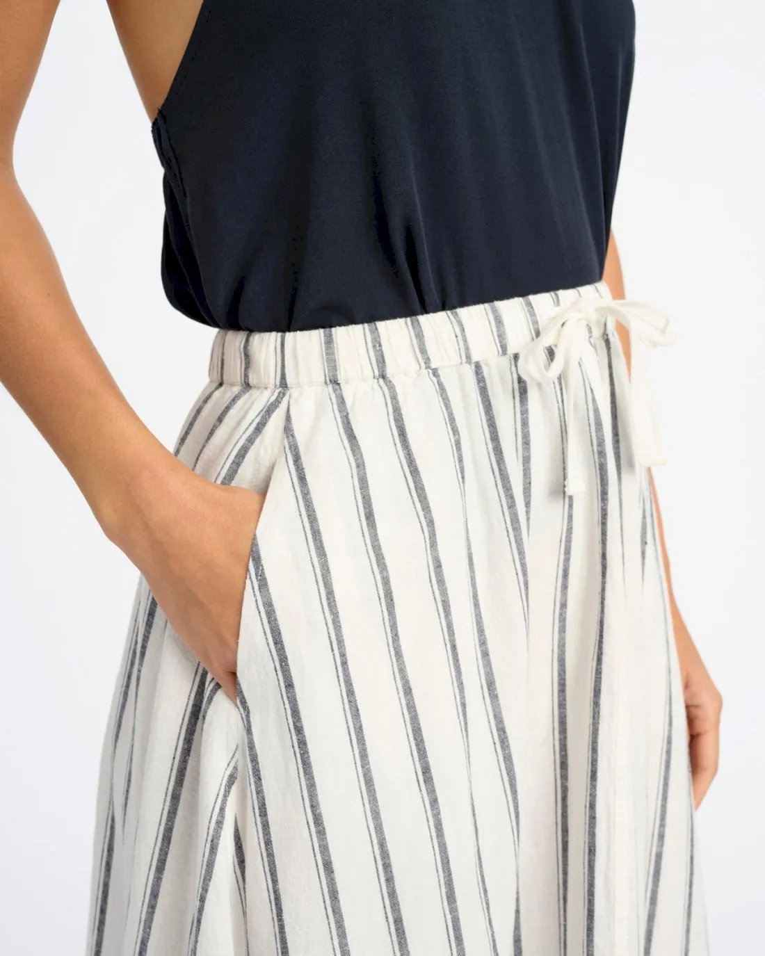 Striped Thira Maxi Skirt