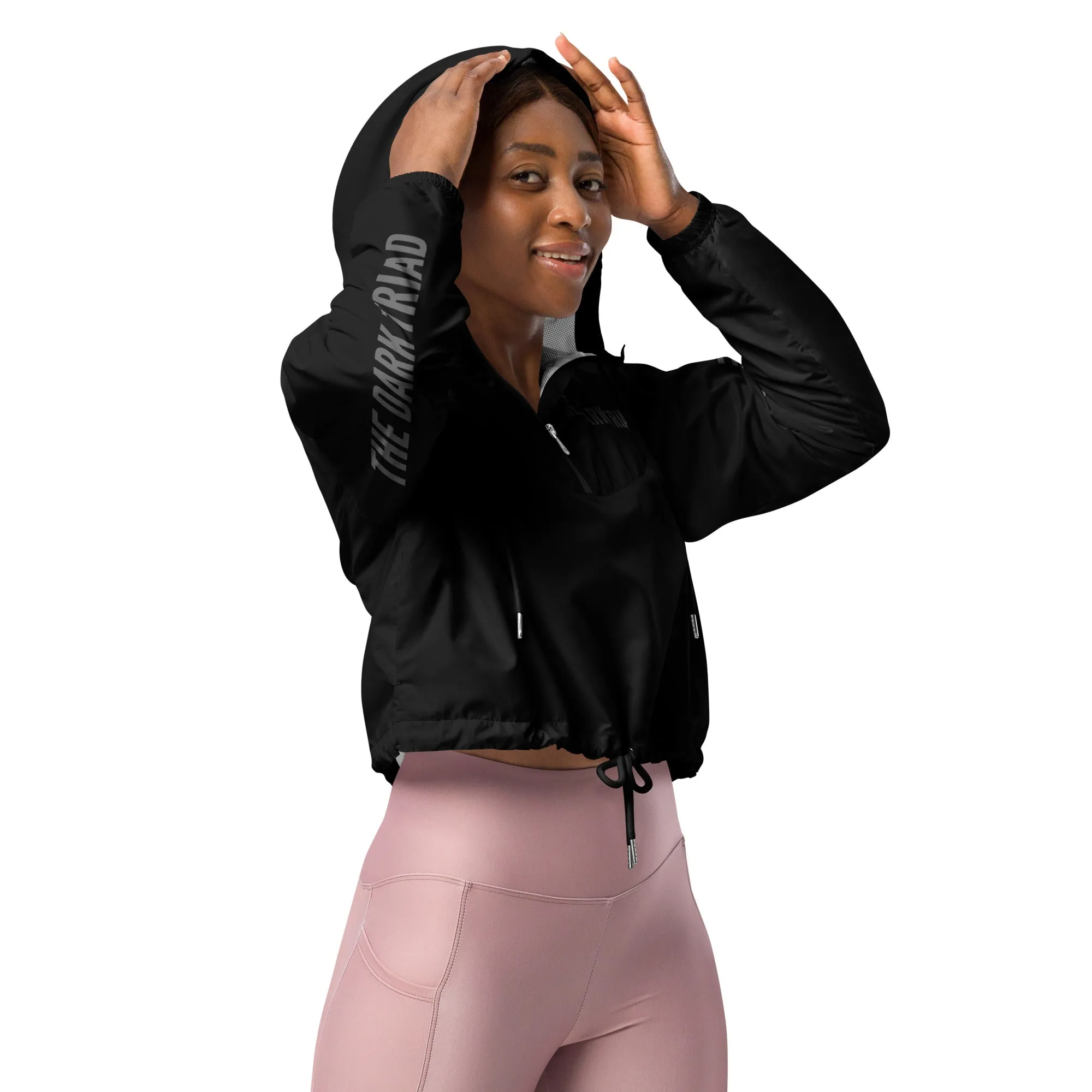 THE DARK TRIAD: DARK EMPATH Women’s Cropped Windbreaker