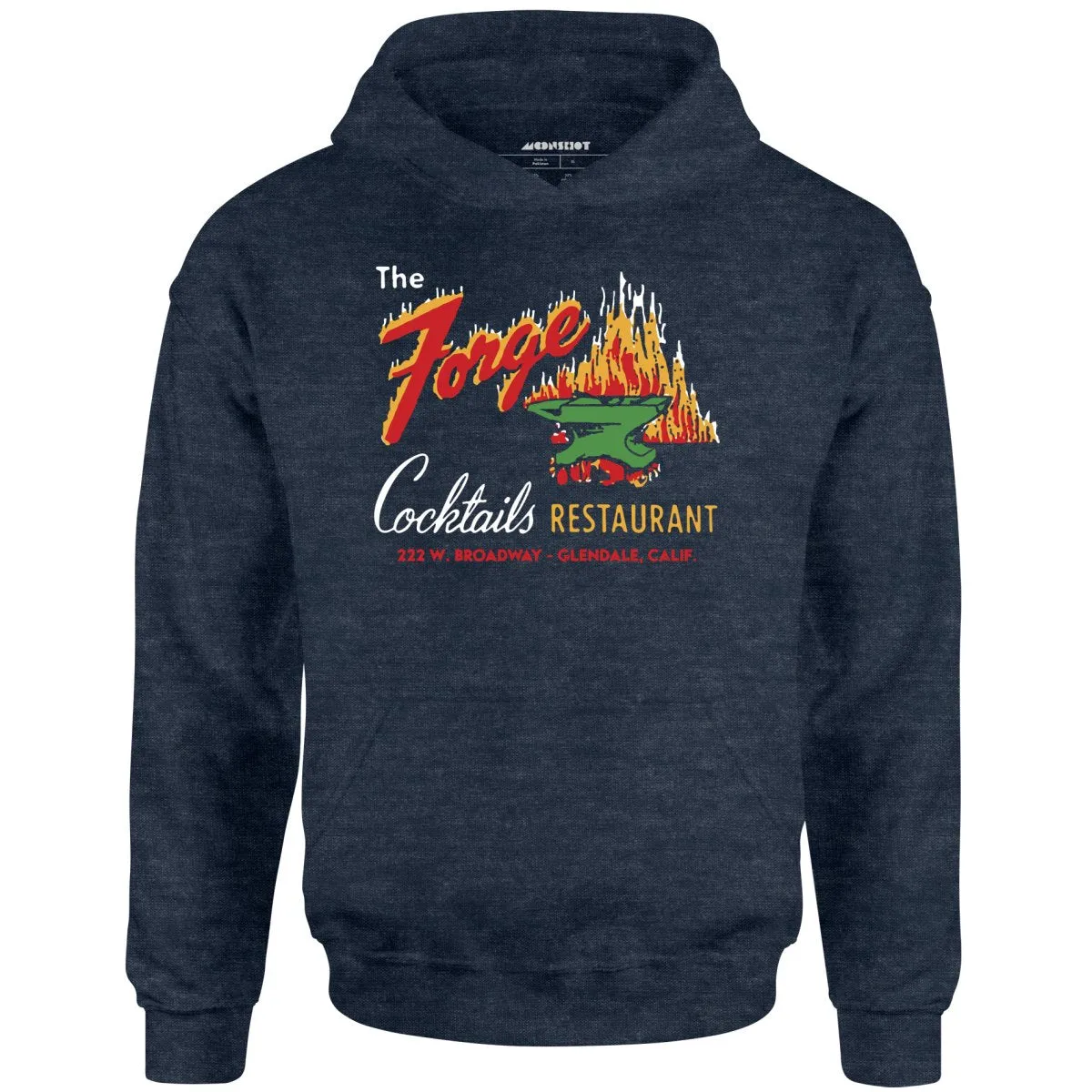 The Forge - Glendale, CA - Vintage Restaurant - Unisex Hoodie