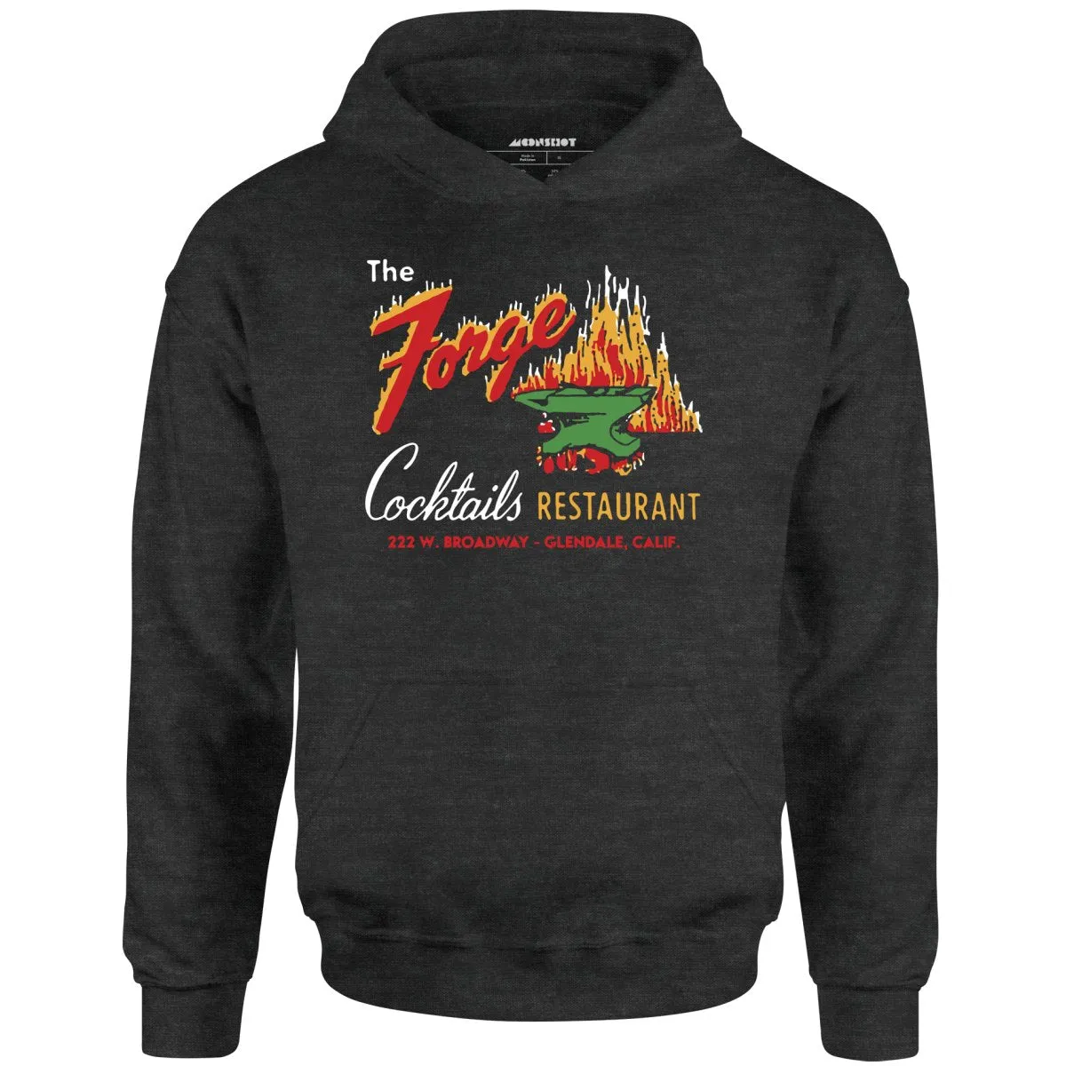 The Forge - Glendale, CA - Vintage Restaurant - Unisex Hoodie