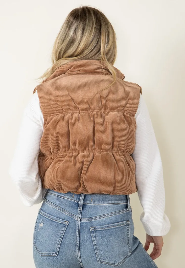 Trending Corduroy Vest- 2 Colors!