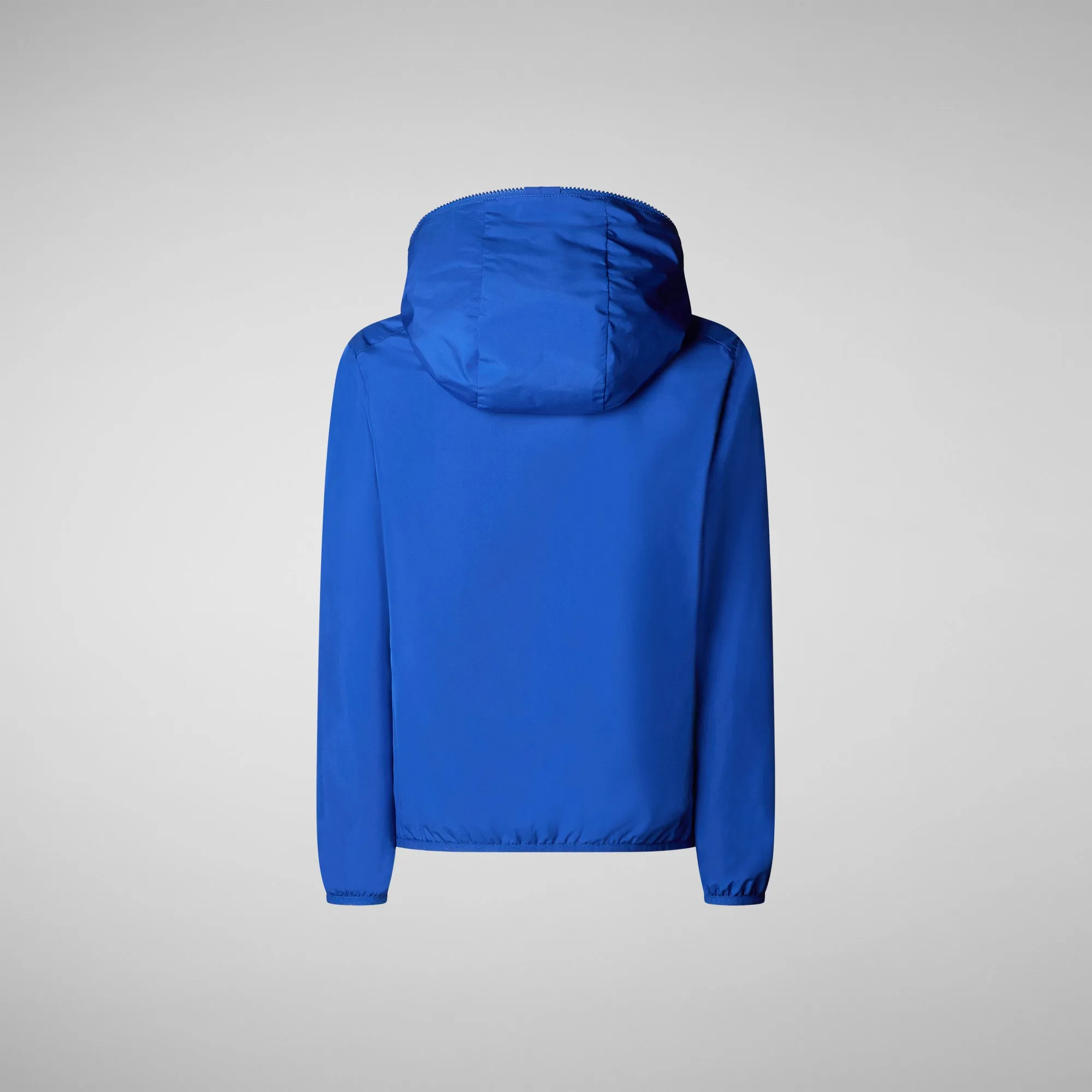 unisex kids hooded jacket nolen in cyber blue