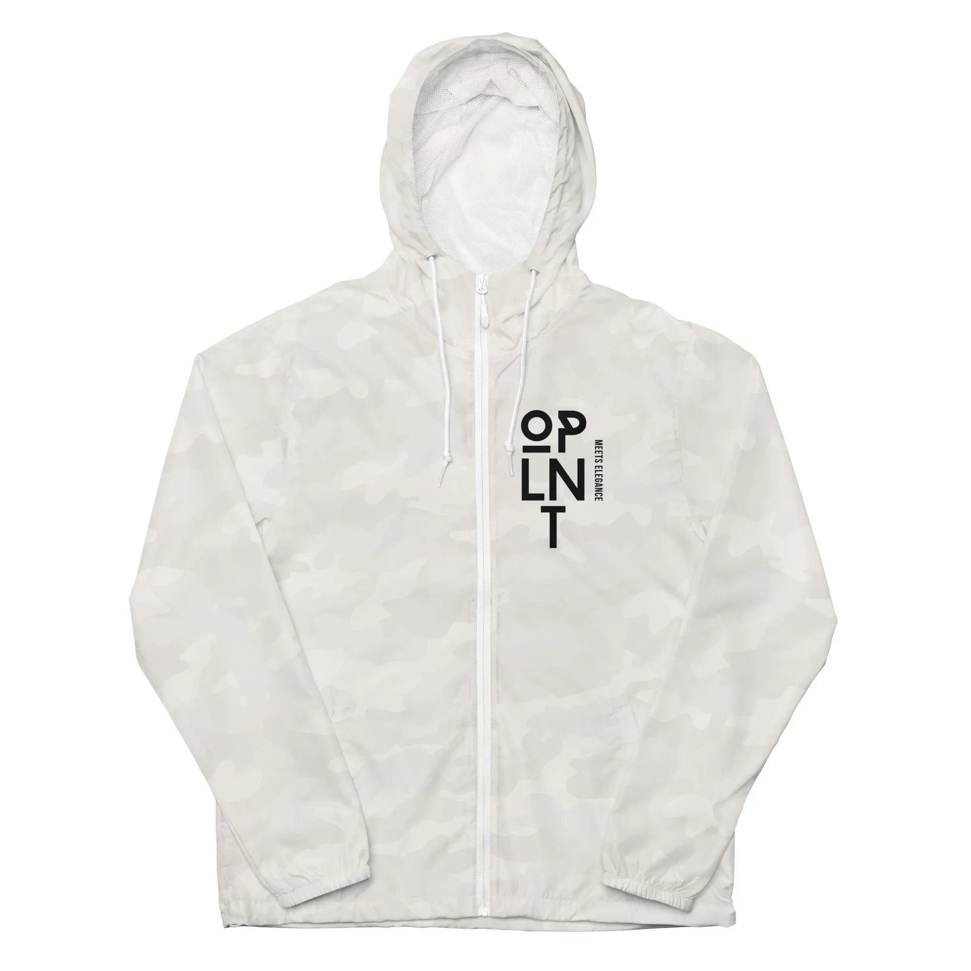 Unisex lightweight zip up windbreaker