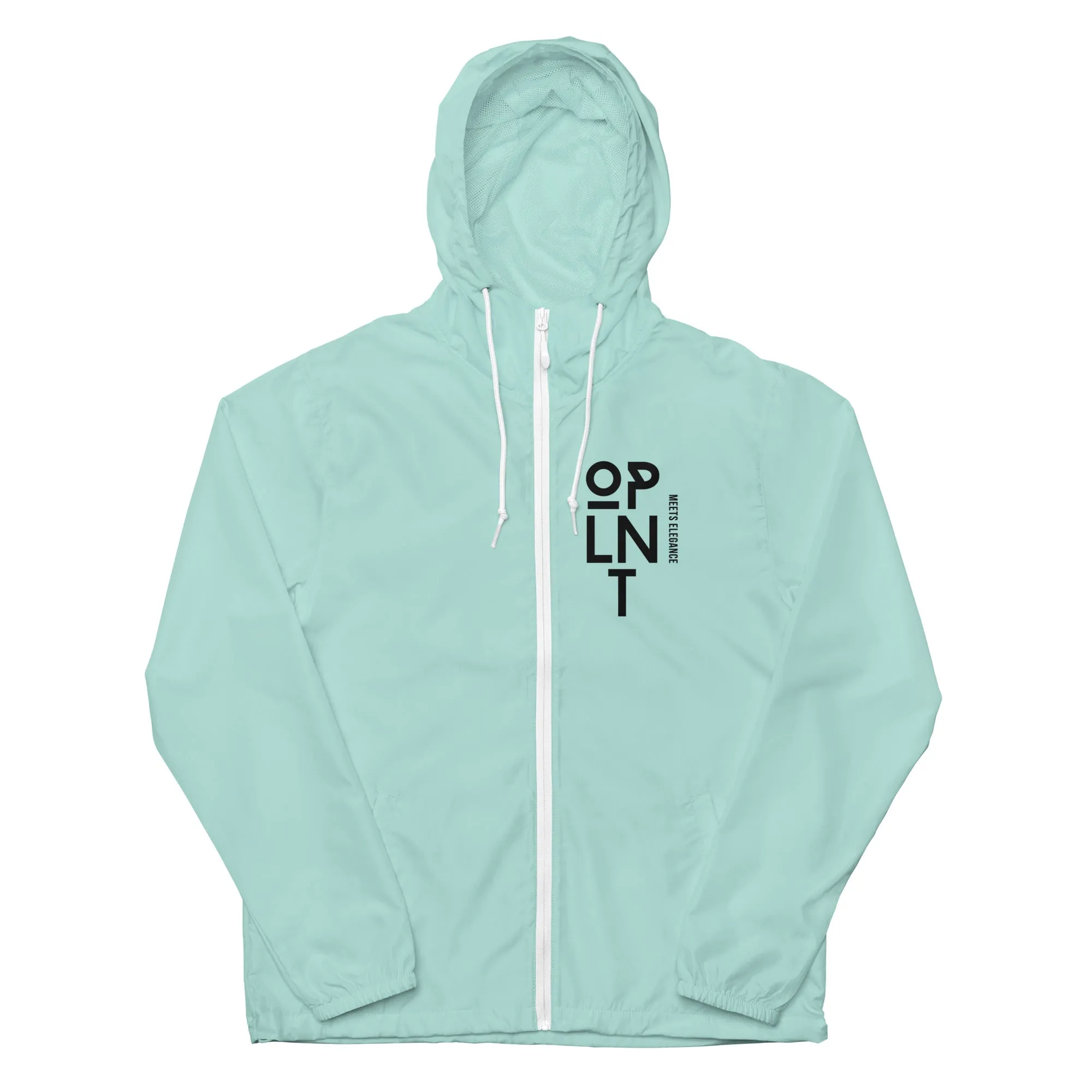 Unisex lightweight zip up windbreaker