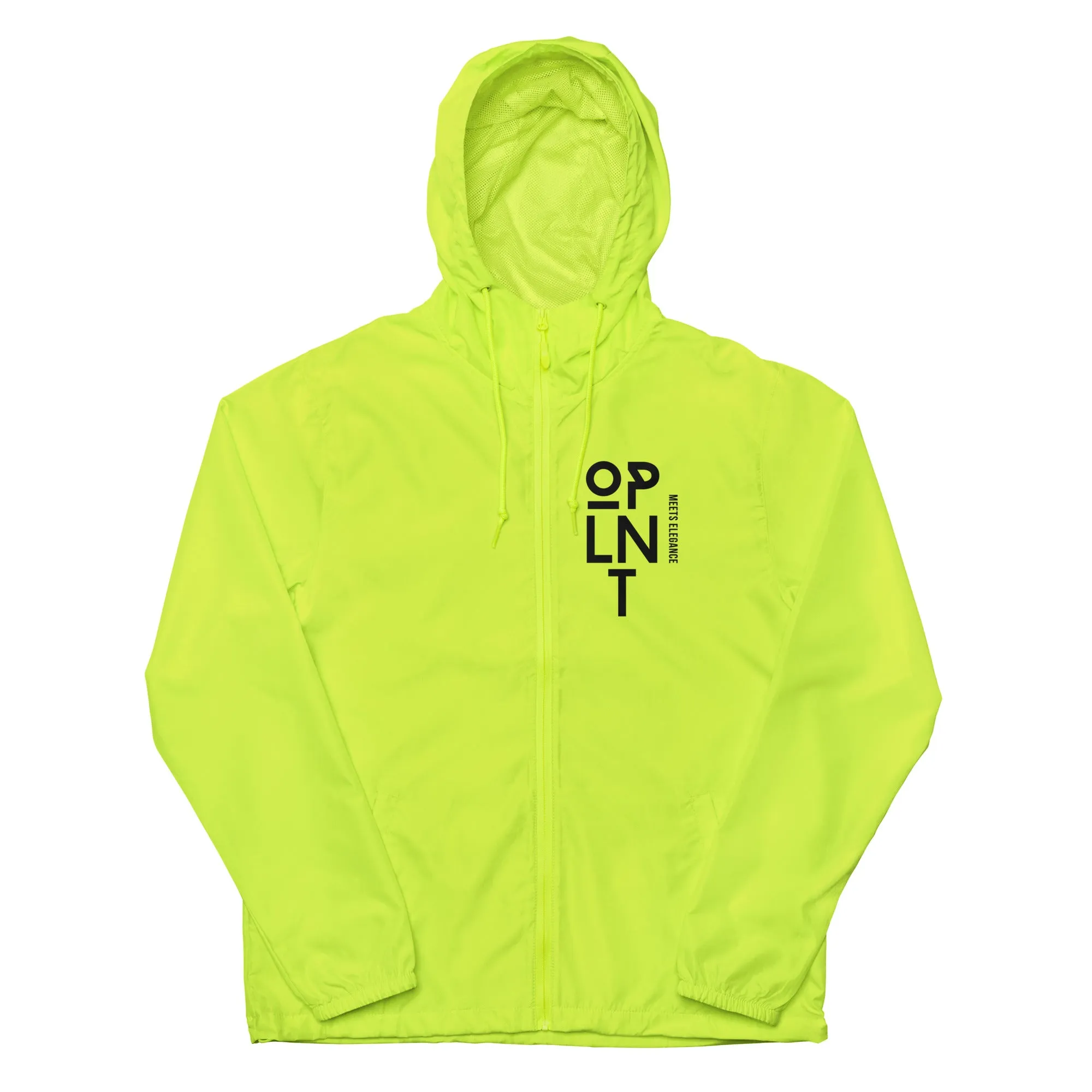 Unisex lightweight zip up windbreaker