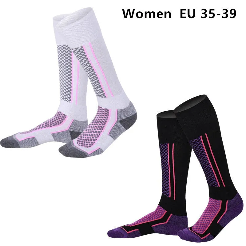 Winter  Men Women Thermal Ski Socks Thicker  Cotton Sports Snowboard Cycling Skiing Soccer Socks High Elastic Thermosocks