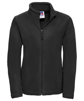 Womens full-zip outdoor fleece | Black