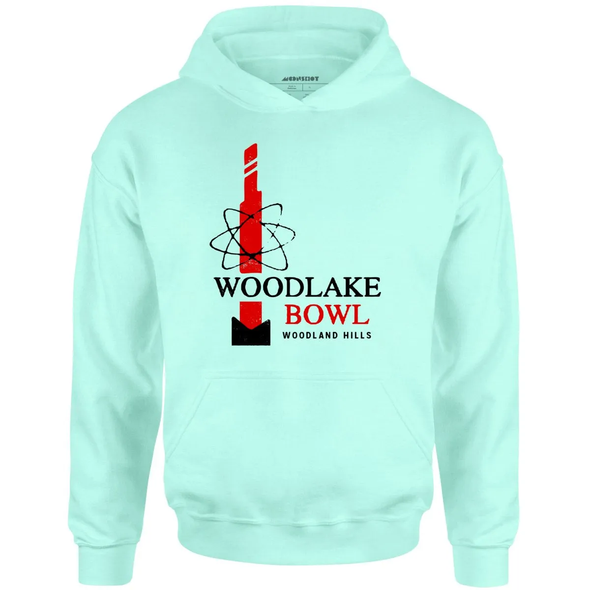 Woodlake Bowl - Woodland Hills, CA - Vintage Bowling Alley - Unisex Hoodie