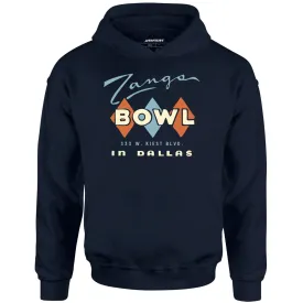 Zangs Bowl - Dallas, TX - Vintage Bowling Alley - Unisex Hoodie